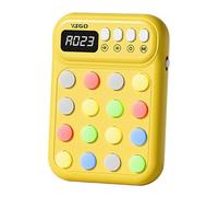 MagiDeal Kids Focus Training Toy Memory Game Game Préscolaire Pratique 5 Modes de jeu Activité cadeau d'anniversaire, Jaune