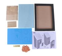 MagiDeal Kit de Construction 1/35, Micro, Ornement à Monter soi-même, Diorama Facile à Assembler, Table de Sable Non finie et Non Peinte, modèle, Style A