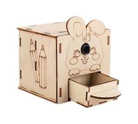MagiDeal Kit de fabrication de électrique pour enfants, outils pédagogiques, assemblage, cadeau d'anniversaire, jouet éducatif en bois pour