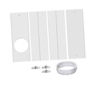 MagiDeal Kit de Fenêtre Portable pour Climatiseur avec Raccord Rond, Joint de Fenêtre de Climatiseur, Déflecteurs de Climatisation Mobiles Réglables Universel, Kit de Ventilation Télescopique