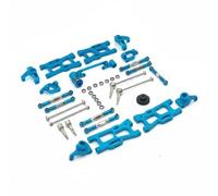 MagiDeal Kit de Tissu Ensemble Pièces Voiture Rc Accessoires Métal Amélioration Précision Compatibles 1/12 1/14 Aluminium CNC pour Conduite Tout-Terrain Circuit Loisirs à Domicile, Sky Blue