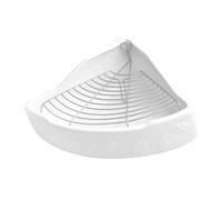 MagiDeal Lapteur Litter Box Pet Toilet Pan Poe Pee Play Plateau Petit Animaux Coucheur Corner Litter Pan pour Hamster, Rat, cobaye, Blanc