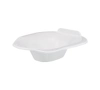 MagiDeal Le siège de toilette se trouve une salle de bain nettoyage du bassin de sièges larges gênables, Blanc