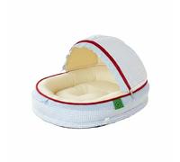 MagiDeal Lit pour Chat Lit Berceau Nid Couchage Conçu pour Siestes Tranquilles Dessus Amovible pour Saisons Variées Toucher Moelleux Coton PP et Éponge Adapté Repos Intérieur