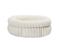 MagiDeal Lit Rond pour Chien et Chat, Auto-Chauffant, Niche à Fond antidérapant, Tapis de Couchage intérieur Doux pour Animal de Compagnie, nid pour Chien, Beige 50cmx50cmx18cm