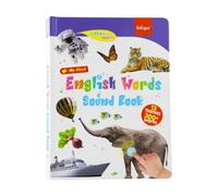 MagiDeal Livre audio interactif pour enfants avec mots anglais. Écoutez et apprenez du Étudiez les mots. Apprentissage pour cadeau. École à