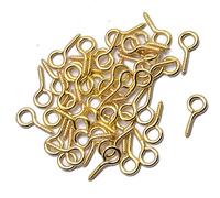 MagiDeal Lot 50 Tige à Vis Oeil Broche Fabrication DIY Bijoux Pendentif Or