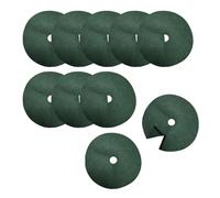 MagiDeal Lot de 10 Anneaux de paillage pour Arbres, Non tissés, dégradables, avec Trous, réutilisables, pour la Protection des Plantes, en Tissu barrière, XXS