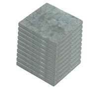MagiDeal Lot de 10 blocs de ciment pour fabrication de briques, matériau pour l'artisanat, le béton, l'aménagement paysager de montagne, le bricolage, 12x12cm