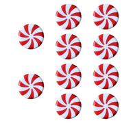 MagiDeal Lot de 10 cache-poches décoratifs de Noël en silicone souple, ronds, pour placard, armoire, salle de bain, commode, etc, 7 Pétales