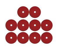 MagiDeal Lot de 10 Tapis Barrières Anti-Désherbage d'arbres, Tapis de Protection Contre les Mauvaises Herbes, Tapis de Plante, Tapis de Protection des Plantes, pour Arbres et Pelouses de Jardin, Rouge