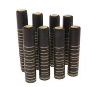 MagiDeal Lot de 100 Capsules Thermorétractables en PVC pour Bouteilles de Vin Bouchonnées - 32mm - Noir