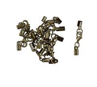 MagiDeal Lot de 12pcs Fermoirs de Homard Pince Clasp Apprêt Bijoux Chaîne Longe Accessoire Bronze