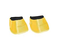 MagiDeal Lot de 2 Bottes de Cloche de Cheval en Tissu Oxford Antichoc léger et Facile à Mettre et à enlever Protection du Sabot pour l'équitation et la, Jaune