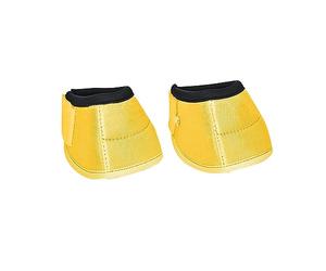 MagiDeal Lot de 2 Bottes de Cloche de Cheval en Tissu Oxford Antichoc léger et Facile à Mettre et à enlever Protection du Sabot pour l'équitation et la, Jaune