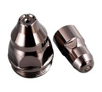 MagiDeal Lot de 2 buses de torche de découpe robustes et précises, contrôle précis de, buse d'électrode de réparation en cuivre pour têtes, Trou 1.7 Mm