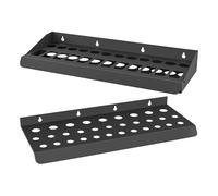 MagiDeal Lot de 2 organiseurs de pinces et tournevis, support d'outils utilitaires, noir, robuste, facile à installer, montage mural, pour atelier