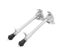 MagiDeal Lot de 2 pieds de grosse caisse réglables en métal antidérapant, design simple et compact