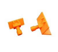 MagiDeal Lot de 2 pinces de fixation pour flacons de peinture, faciles à installer et à utiliser.