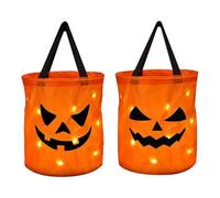 MagiDeal Lot de 2 Sachets de Bonbons En Forme de Citrouille pour Halloween, Créatifs pour Mariage, Festival, Fête