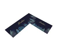 MagiDeal Lot de 2 tapis de cuisine décoratifs et lavables, antidérapants, pour le linge de maison, Europe Du Nord
