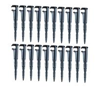 MagiDeal Lot de 20 piquets d'irrigation Goutte à Goutte, Support de Tuyau, Installation Facile, Remplacement du Piquet de Tuyau d'arrosage de 6 Pouces