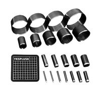 MagiDeal Lot de 21 matrices de découpe rondes pour cuir, 1 à 12 mm, pour bricolage, artisanat, établi, loisirs créatifs, maison