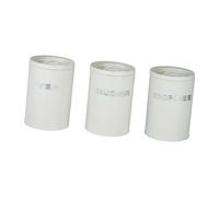 MagiDeal Lot de 3 boîtes de rangement pour café, thé, sucre, décoration de cuisine, avec couvercles hermétiques, robustes, Beige