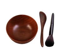 MagiDeal Lot de 3 Bols de Mélange de En Bois Bricolage Applicateur de Mélange de Masque D'argile