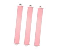MagiDeal Lot de 3 tiges de séchage de nuit, bigoudis ondulés de nuit pour cheveux longs, volume, vagues, outils de coiffure DIY, bigoudi sans chaleur, Rose