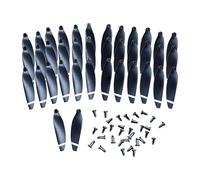 MagiDeal Lot de 32 Hélices de Drone avec 32 Vis, Drone Accessoires Hélices Remplacement, Hélices Légères en Plastique, Hautes Performances, pour Gps