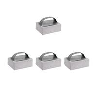MagiDeal Lot de 4 Blocs de Nettoyage pour Barbecue avec Support réutilisables pour éliminer Les résidus et la saleté des baignoires, des plaques de Cuisson et