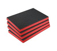 MagiDeal Lot de 4 inserts en mousse pour boîtes à outils, réutilisables et découpables, pour miniatures de table, feuilles de rangement en polyéthylène, 60 Cm X 60 Cm X 3.8