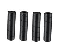 MagiDeal Lot de 4 protège-orteils pour pieds de lit, housses de protection épaisses et antichoc noires pour tous les pieds de meubles, 15.2 Cm