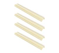 MagiDeal Lot de 4 Supports de Mahjong américain avec Poussoir, en Acrylique, pour la Maison, pour Joueurs débutants et Adultes, Jaune