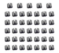 MagiDeal Lot de 40 boulons de Verrouillage pour Cage à Filet, loquet de Porte de Cage pour Animaux de Compagnie, Boulon de Verrouillage de Parc à Faire, Noir