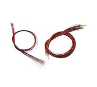 MagiDeal Lot de 40 Lampadaires LED SMD 0805 Pré-câblés pour Modélisme, Blancs et Rouges