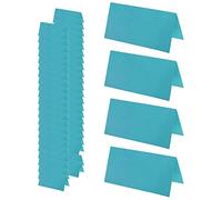 MagiDeal Lot de 50 Marque-places, Parfaits pour Les Mariages, Les Banquets, Les événements, de Table, de Visite, bleu