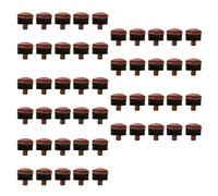 MagiDeal Lot de 50pcs Procédés à 12mm Embouts Vissés pour Queue de Billard Snooker Pool