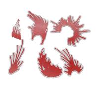 MagiDeal Lot de 6 Accessoires d'effets spéciaux sanglants pour Figurines articulées à l'échelle 1:12 (poupées, Corps, Figurines, Jouets)