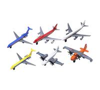 MagiDeal Lot de 6 maquettes d'avions de chasse en alliage, échelle 1/64, jouet idéal pour un anniversaire ou pour les enfants.