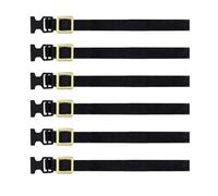 MagiDeal Lot de 6 sangles de toit pour voitures et camions RC (échelles 1:18 et 1:10) - Accessoires fournitures - Corde de toit pour barres de toit, Noir