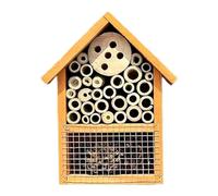 MagiDeal Maison d'abeilles en Bois Suspendue, hôtel à Papillons, décoration de Patio, résistant aux intempéries, Habitat de Jardin Robuste, boîte à, Orange