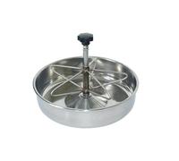 MagiDeal Mangeoire pour porcs en Acier Inoxydable Conteneur d'alimentation pour porcs Équipement de lit de Mise Bas pour truies en Acier Inoxydable Mangeoire, M