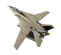 MagiDeal Maquette d'avion F-14A au 1/100, modèle réduit de Chasseur de Collection, Outil pédagogique avec Socle, Jouet d'avion d'attaque pour