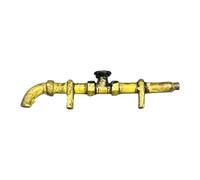 MagiDeal Maquette de tuyau d'eau à l'échelle 1:64, mini-maquette, décor de micro-, accessoires de décoration pour maison de poupée, petit, Jaune