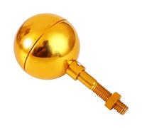 MagiDeal Mât de Drapeau doré résistant aux intempéries, 7,6 cm de diamètre, Accessoires décoratifs en Aluminium pour événements festifs, Entreprises,