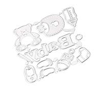 MagiDeal Matrice de Découpe Métallique Cutting Dies Découpage Pochoirs Bricolage Album Mariage Décoration Papier Carte Craft DIY Scrapbooking Matériel