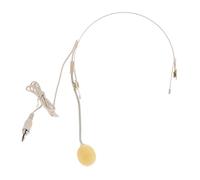 MagiDeal Microphone Serre-tête à Double Casque Earhook Retour Blectret Bouchon De Type Vertical