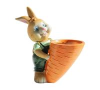 MagiDeal Mini Pot de Fleurs en résine, Motif Lapin, Figurines Modernes, pour Petites Plantes, B